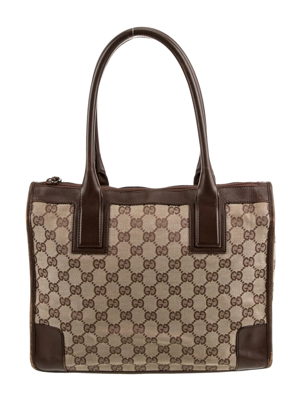 Gucci Beige and Brown GG Canvas Tote